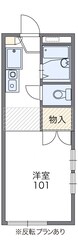 レオパレス榎の物件間取画像